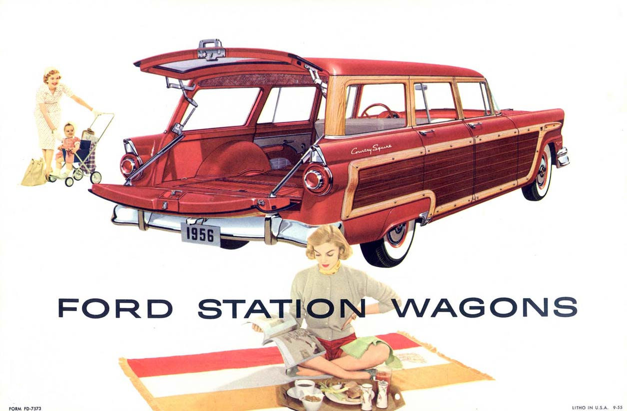 1956 Ford Wagons Brochure Page 6